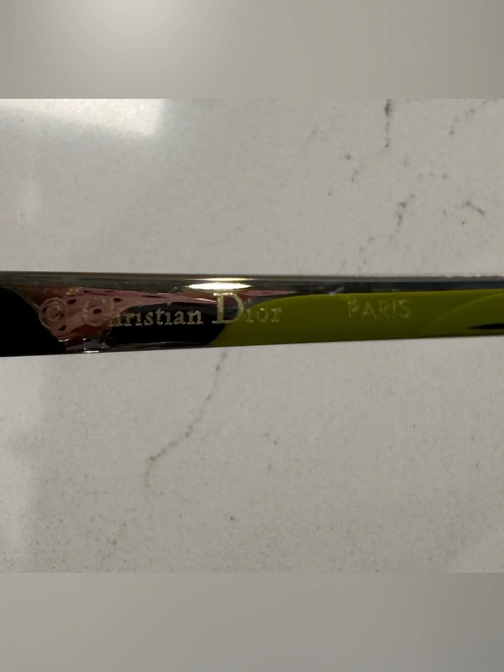 Authentic Dior Limited Ed. Hammered Silver Unique Collection Sunglasses 010KP